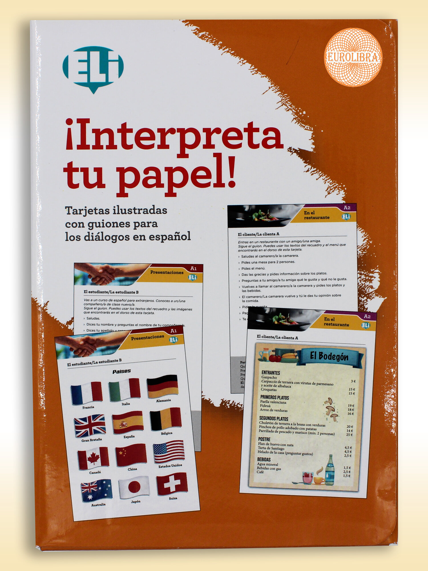 INTERPRETA TU PAPEL! Flashcards (A1-B2) / Карточки для изучения испанского языка - фото №1
