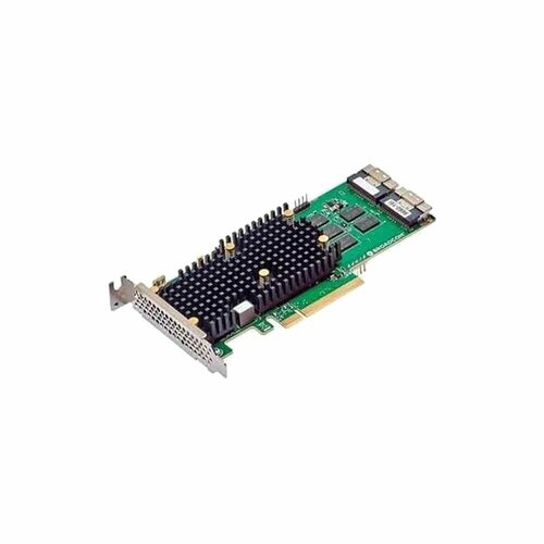 контроллер megaraid 9440 8i sgl 05 50008 02 pcie 3 1 x8 lp sas sata nvme raid 0 1 5 6 10 50 60 Broadcom RAID-контроллер Broadcom MegaRAID 9660-16i SGL (05-50107-00) , PCIe 4.0 x8, LP, 24G SAS/SATA/NVMe, RAID 0,1,5,6,10,50,60, 16port(2x8 SFF-8654), 4GB Cache, SAS4116 ROC, RTL 9660-16i