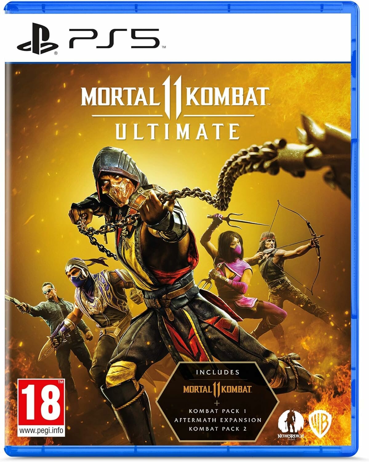 Mortal Kombat 11 Ultimate Edition PS5, русские субтитры