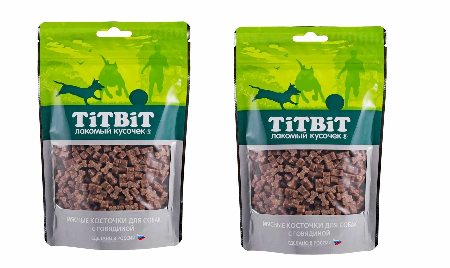 Titbit мясные косточки для собак с говядиной, 145 г , 2 шт