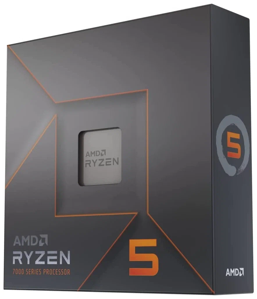 Процессор AMD Ryzen 5 7600X AM5, 6 x 4700 МГц, BOX без кулера