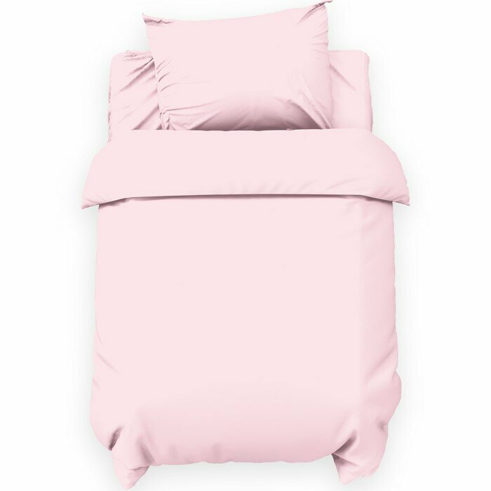 фото КПБ "Крошка Я" Pink candy 112*147 см, 60*120+20 см, 40*60 см, 100% хлопок