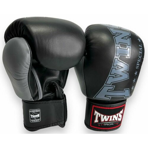 Боксерские перчатки TWINS Special BGVL3-2TA black gray 14 унций