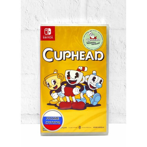 Cuphead Русские субтитры Видеоигра на картридже Nintendo Switch