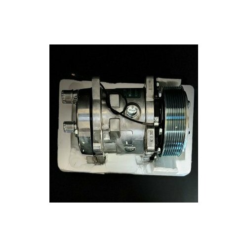 Компрессор кондиционера Sanden 5H11 (12v, PV8) выходы горизонтальные (O-ring ) 3/4