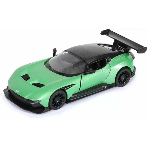 Модель машины Aston Martin Vulcan 1:38 KT5407 машинка металлическая kinsmart 1 38 aston martin db5 kt5406d инерционная двери открываются зеленый