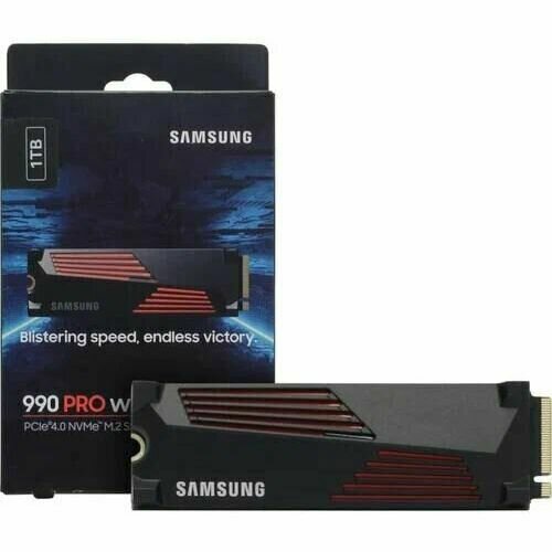 SSD диск m.2 1Tb Samsung 990 PRO With Heatsink (MZ-V9P1T0CW)