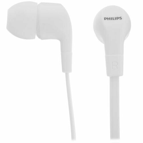 Проводные наушники Philips TAE1105WT белый 1797₽