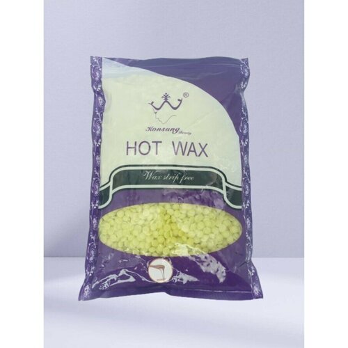 Воск для депиляции плёночный, в гранулах, 1 кг горячий воск hot wax grass 1 л