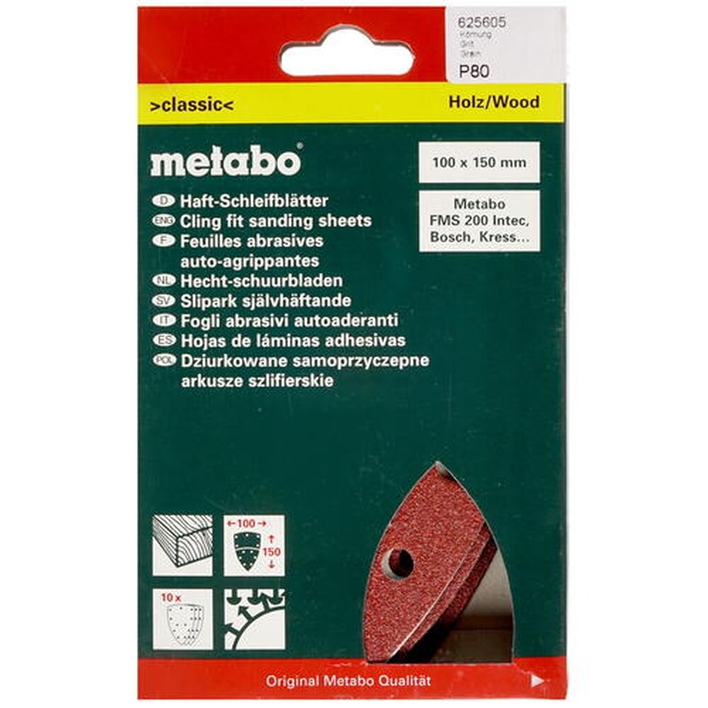Шлифовальный лист Metabo 625605000