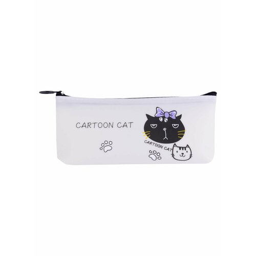 пенал косметичка art space cute cat 210х80х45мм ткань Пенал-косметичка Cartoon cat