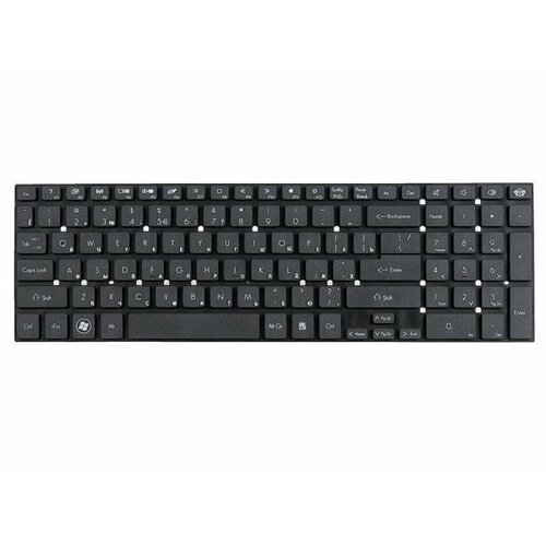 Клавиатура ZeepDeep для Packard Bell для Easynote TV11CM, TV11HC, LV11HC, LK11BZ, LS11HR, LS11SB, LS13SB, LS44HR, TS11HR, TS11SB, TS13HR, TS44HR, Gateway NV55, NV75 (KB. I170G.310) (NK. I171S.01H) Black, no frame, гор. Enter packard bell ts11 sb easynote поддон корпуса