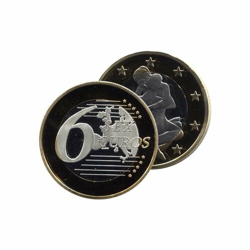 Сувенирная монета 6 евро (6 sex euros). №31 клуб нумизмат монета 2 евро словении 2007 года биметалл 50 летие подписания римского договора