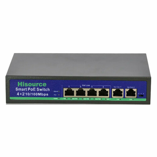 Коммутатор 4 портовый Hisource HF042100 1700₽