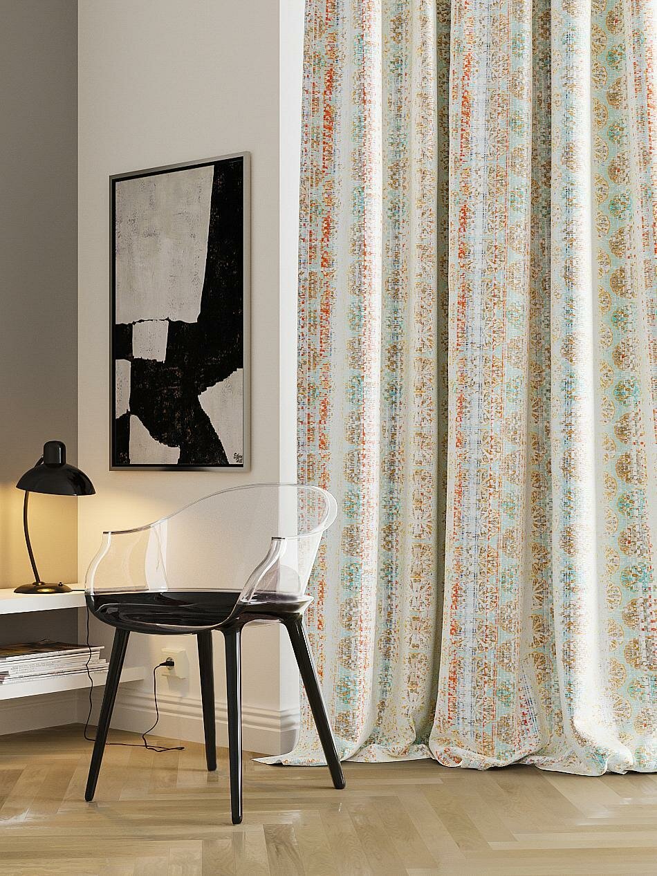 Портьера Габардин AT HOME / шторы в комнату 150х280 см / Нилоки