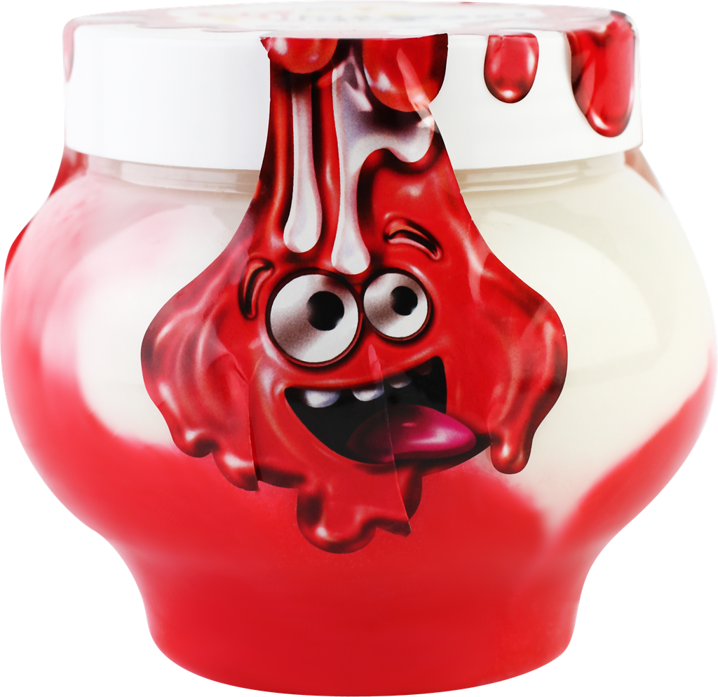 Игрушечная масса для лепки Genio Kids Мялка-жмялка 2 в 1, красный с белым, 500 г (SLI08) - фото №8