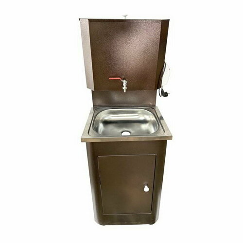 Умывальник с ЭВН, 1200 Вт, нерж. сталь бак/мойка, 30 л, цвет античная медь