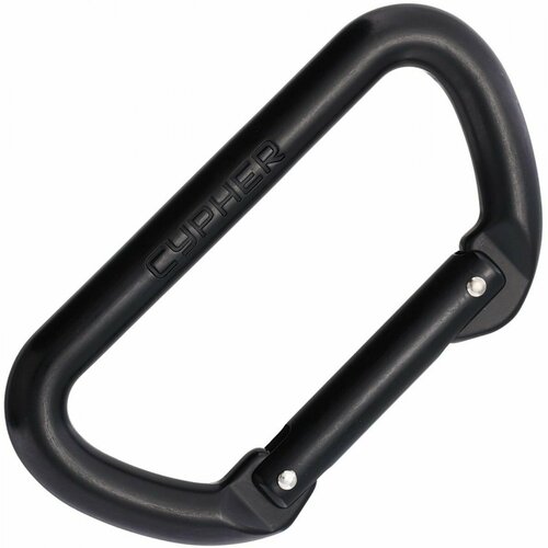 Спортивный карабин для альпинизма Cypher D Carabiner (Black) 1 шт d образный карабин для альпинизма