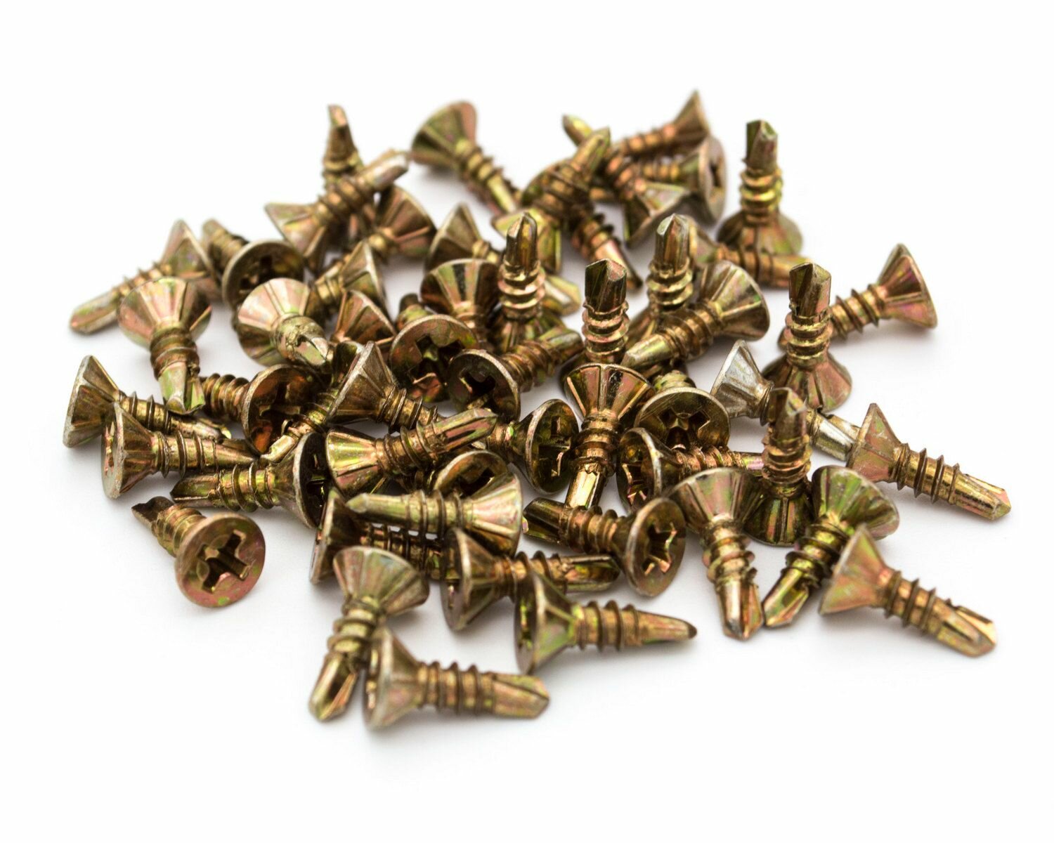 фото Саморезы оконные 3,9 x 13 мм - 100 шт, потайная шляпка, наконечник сверло