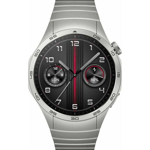 Смарт-часы Huawei Watch GT 4 Phoinix-B19M, 46мм, 1.43, серебристый / серебристый [55020bmt]