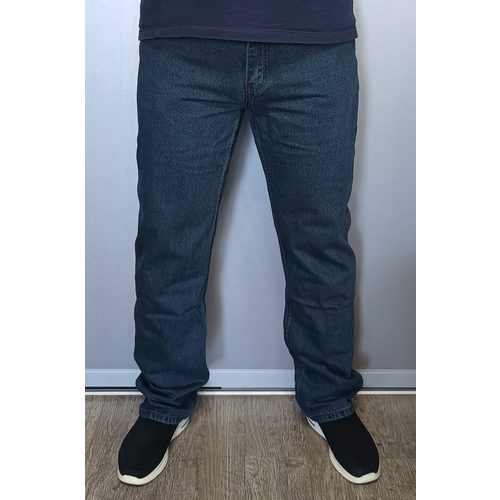 Джинсы классические Wrangler, размер W34 L34, синий джинсы классические wrangler размер w34 l30 синий