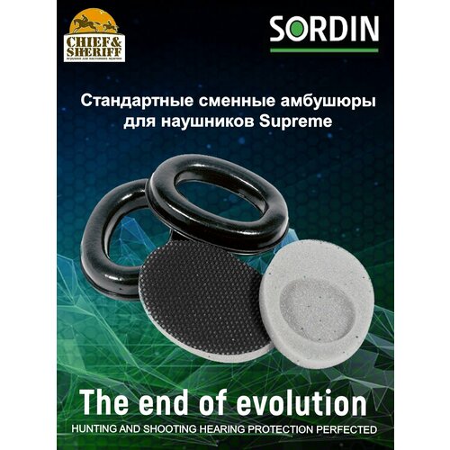 Стандартные амбушюры для наушников Sordin Supreme, Hygiene kit 60089-S