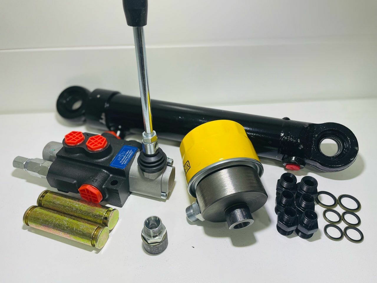 фото Комплект гидравлики для самоделок с плавающим + (кронштейн и фильтр)