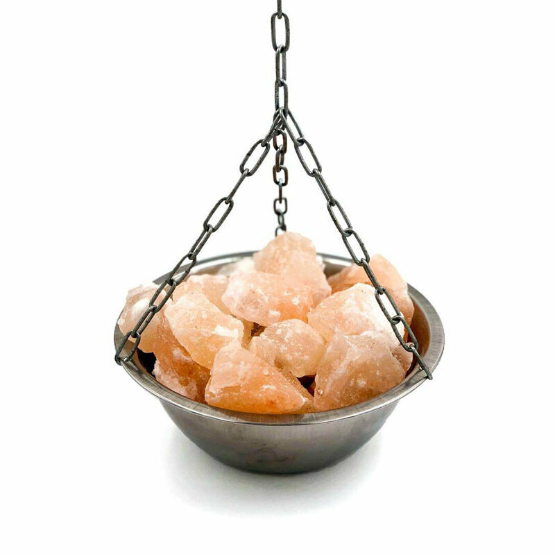 Чаша с гималайской солью средняя