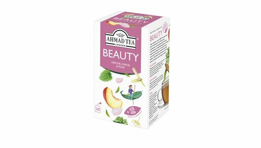 Чай Ahmad tea Beauty Персик кэроб роза пакетированный 20х1,5 г