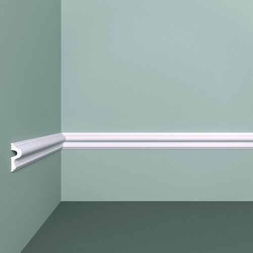 Молдинг потолочный полистирол ударопрочный Bello Deco XPS М 26 белый 9x24x2000 мм