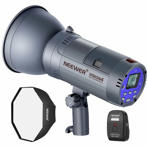 Вспышка студийная NEEWER Vision 4 300W 2.4G VC-816TX передатчик visico vc 816tx