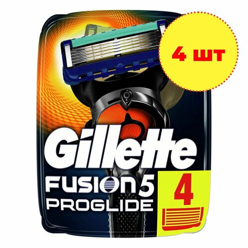 Кассеты Gillette FUSION PROGLIDE 4 шт