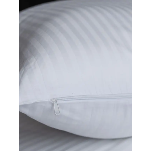 Комплект наволочек на молнии 50х70 страйп сатин полоса 1см