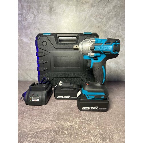 Аккумуляторный ударный гайковерт 26В 330 Нм 2 аккумулятора кейс 5800₽