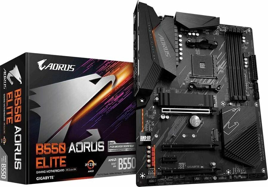 Материнская плата Gigabyte A520 AORUS ELITE Soc-AM4 AMD A520 — фото 1