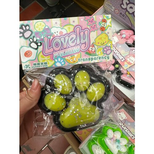 Игрушки сквиш антистресс кошачья лапка