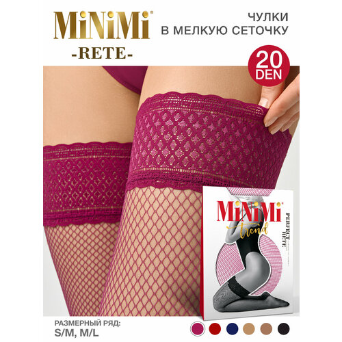 фото Чулки minimi rete, 20 den, размер 2-3, viola
