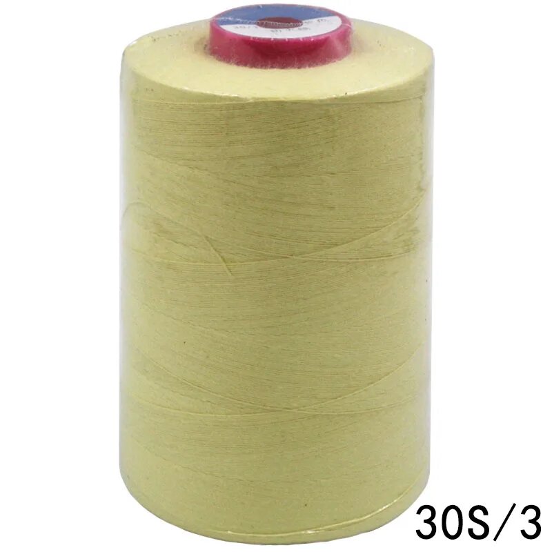 Желтая швейная нить 30S/3, Цвет: Yellow 303