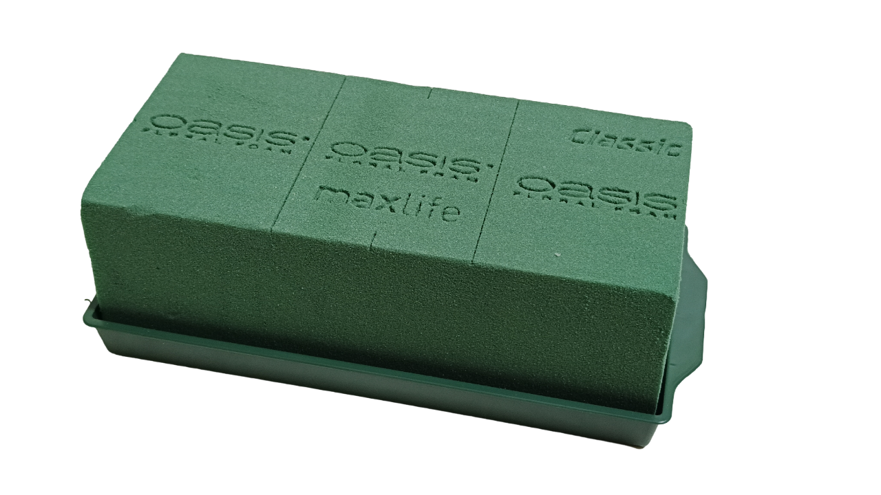 Флористическая губка Oasis с поддоном