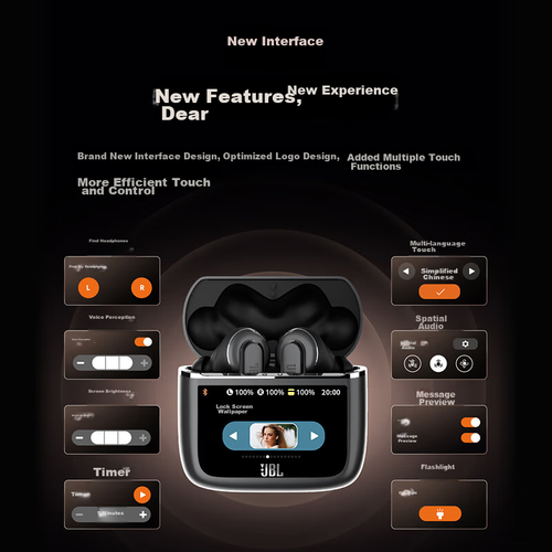 Беспроводные Bluetooth наушники JBL TOUR PRO 3 black 32187₽