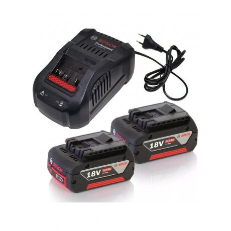 Батарея аккумуляторная Bosch GBA 18В 5Ач Li-Ion (З/У в компл.) (1600A00B8J)