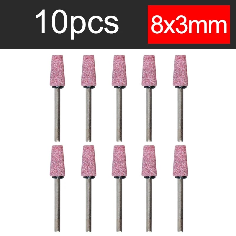 Абразивная насадка для Dremel комплект из 10 шлифовальных насадок для электрического шлифовального станка 8mm