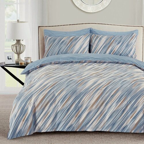 Изображение товара Постельное белье 1.5 спальное Cleo Pure Cotton комплект хлопок поплин