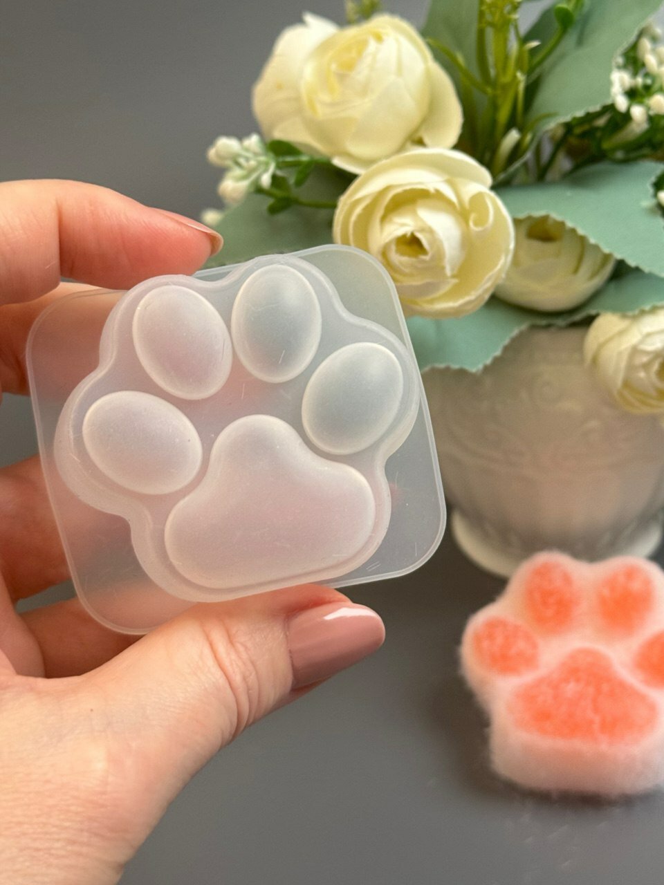 Молд силиконовый для Таба-лапа сквиш 5.5х5 см — фото 1