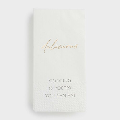 Салфетки бумажные 33х33 см 20 шт прямоугольные белые Scroll 399₽