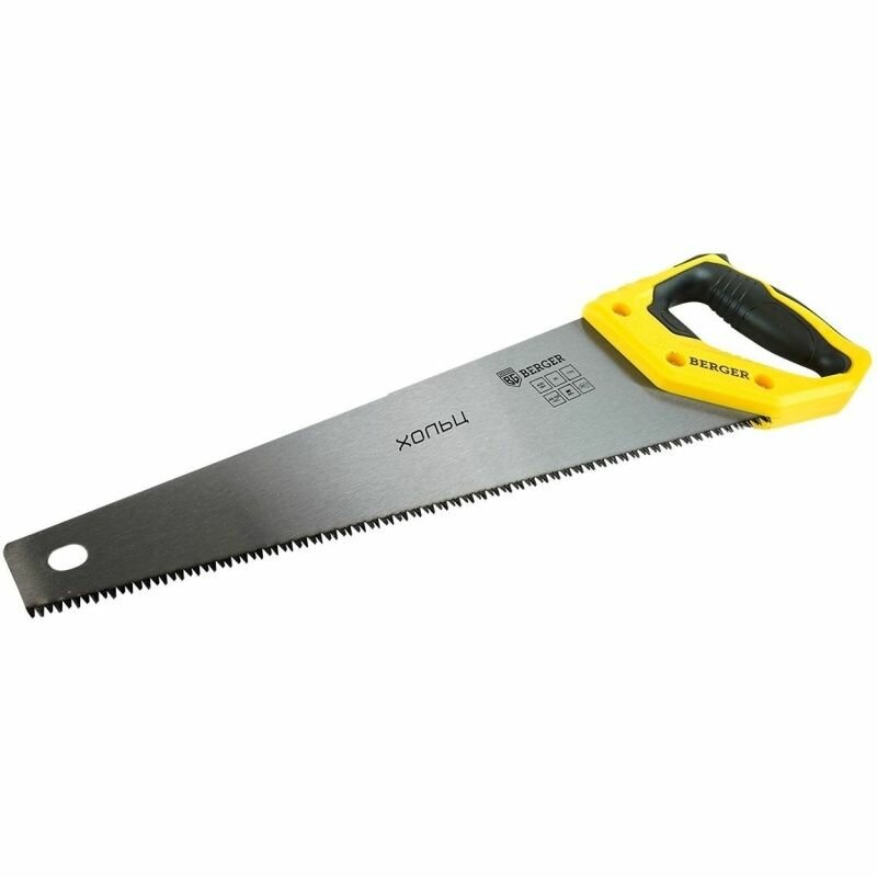 Ножовка по дереву BERGER 400 мм, 3D заточка, 7TPI (BG1841)
