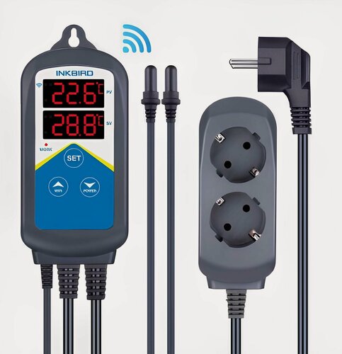Изображение товара WIFI Контроллер температуры аквариума INKBIRD ITC-306A,0,0℃~45,0℃, сигнализация нагрева