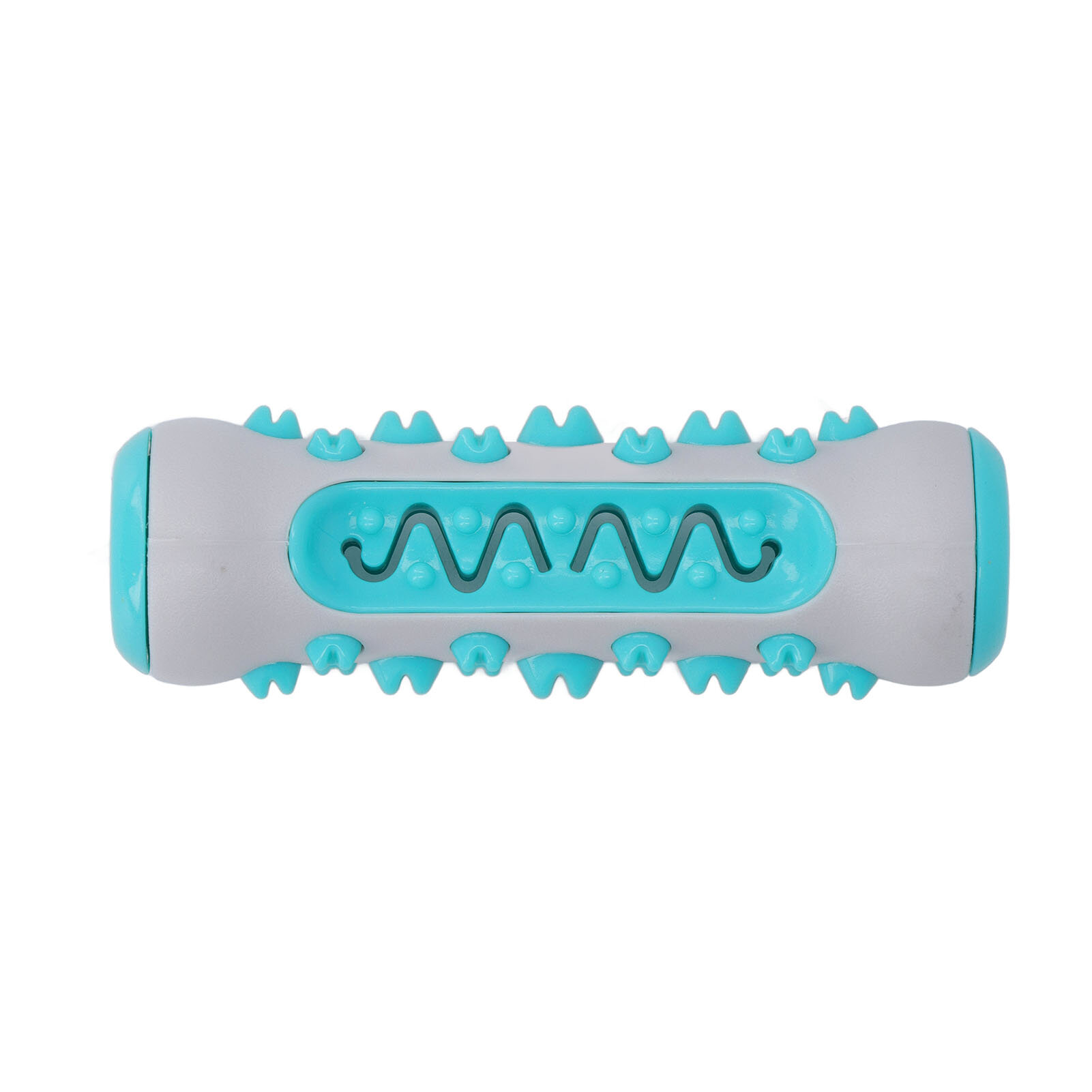 Игрушка для жевания для собак Teething Stick, из устойчивого TPR материала, серый с синим, для чистки зубов