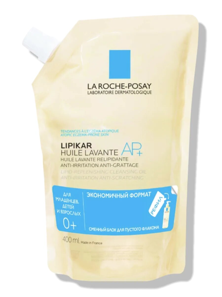 LA ROCHE-POSAY Масло липидовосполняющее Lipikar AP+, 400 мл