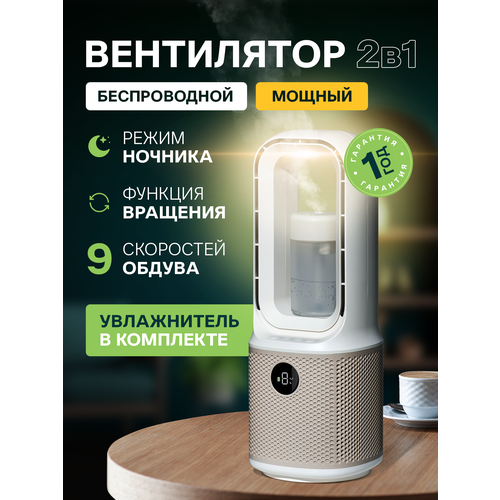 Вентилятор настольный беспроводной с функцией увлажнителя Asia Care 270000₽